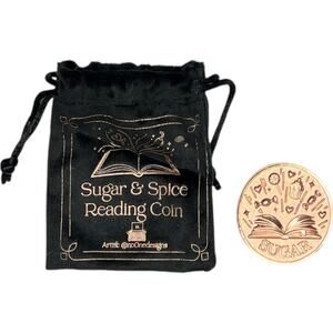 Darkly Bookish Box Reading Coin - August 2024 Playing Dirty